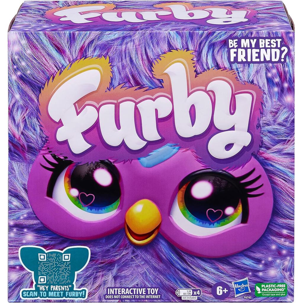 Original Furby Purple Interactive Plush Toys Kawaii Fashion Soft Toy Christmas Gift Electronic Robot