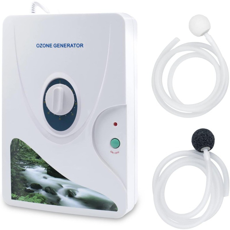 600mg Ozone Generator Water Ozonator O3 Ozone Machine 600mg/h for Home Air, Water, Fruits,