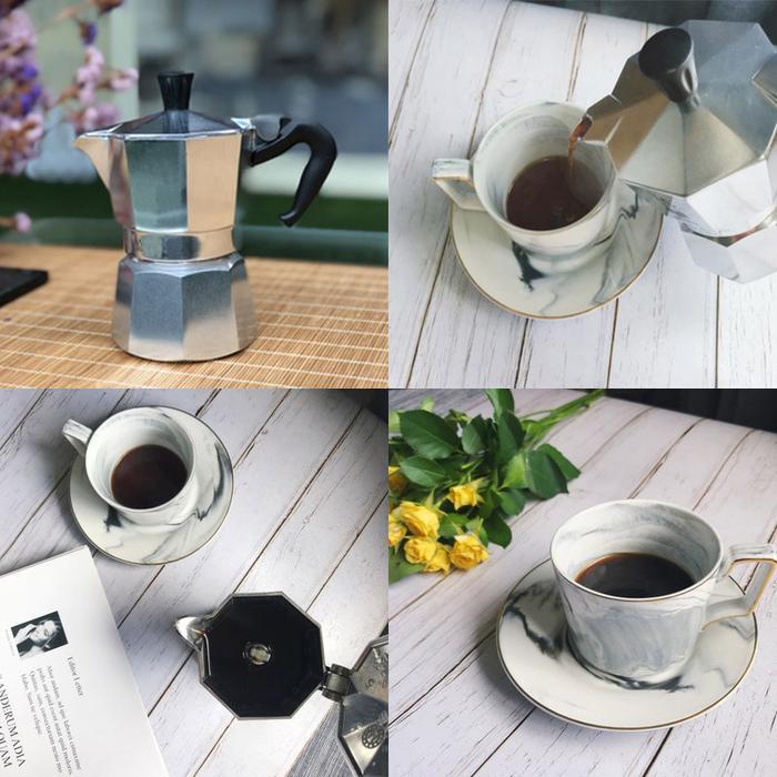 Crema Moka Pot 3 Cup 150 Ml
