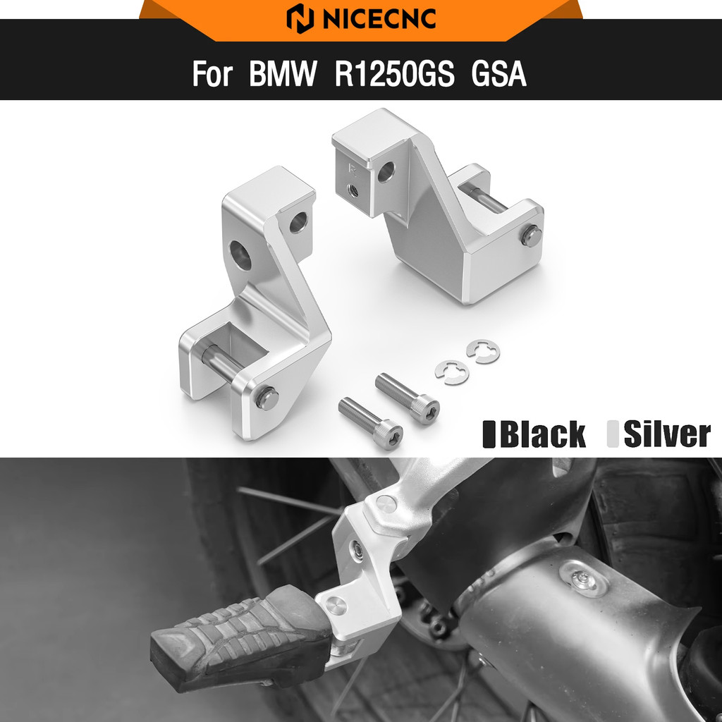 FOR BMW R1250GS 2018-2023 R1250GS ADVENTURE 2018-2024 PASSENGER FOOTREST LOWERING KIT R1250GS GSA R