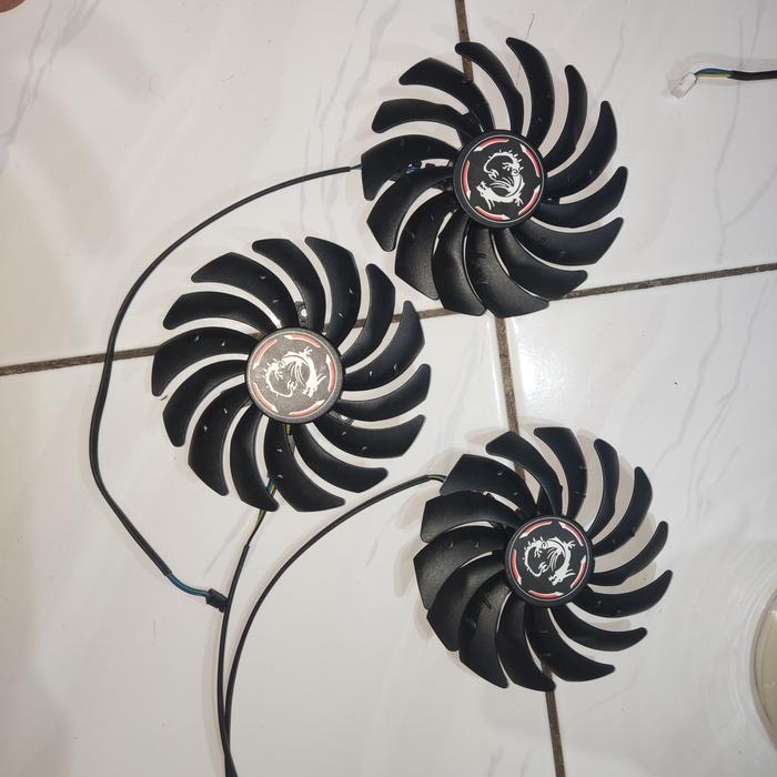 FAN KIPAS MSI RTX 2070TI 2070 SUPER GAMING X ARMOR 95 4PIN OEM HEMAT