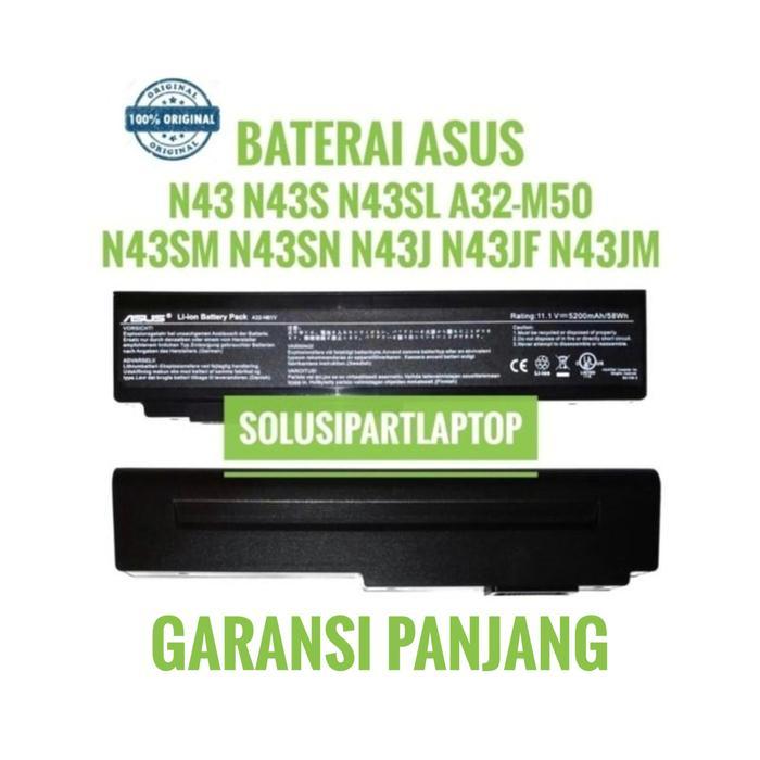Baterai Laptop asus N43, N43s, N43SL, A32-M50, N43, N43SL, N43J Original