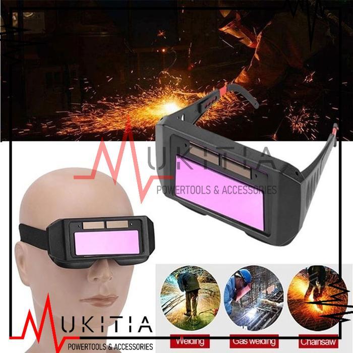 Kacamata / Kaca Mata Las Autodark Otomatis Gelap Terang Topeng Las