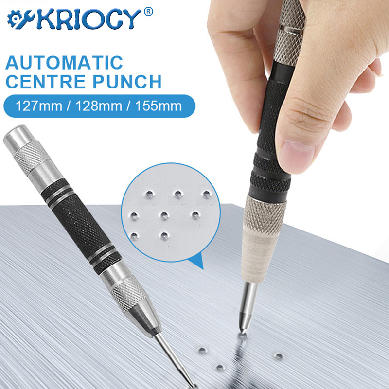 Automatic Center Punch General Automatic Center Punch Adjustable Spring Loaded Metal Drill Tool Cent
