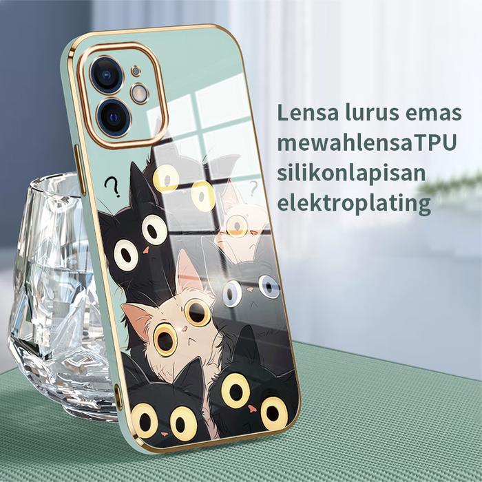 Casing Hp Untuk Samsung Galaxy Note 9 Note 8 Case Hp Pola Kucing Lucu Cesing Silikon Softcase Casing