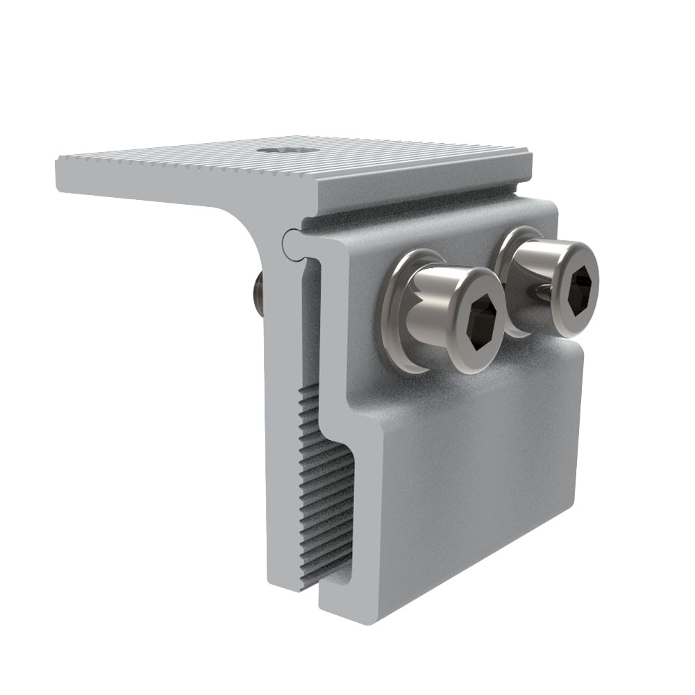 1/4Pcs Solar Panel Bracket Photovoltaic PV Panel Roof Standing Seam Clamp Sheet Seam Clamp Mounting 