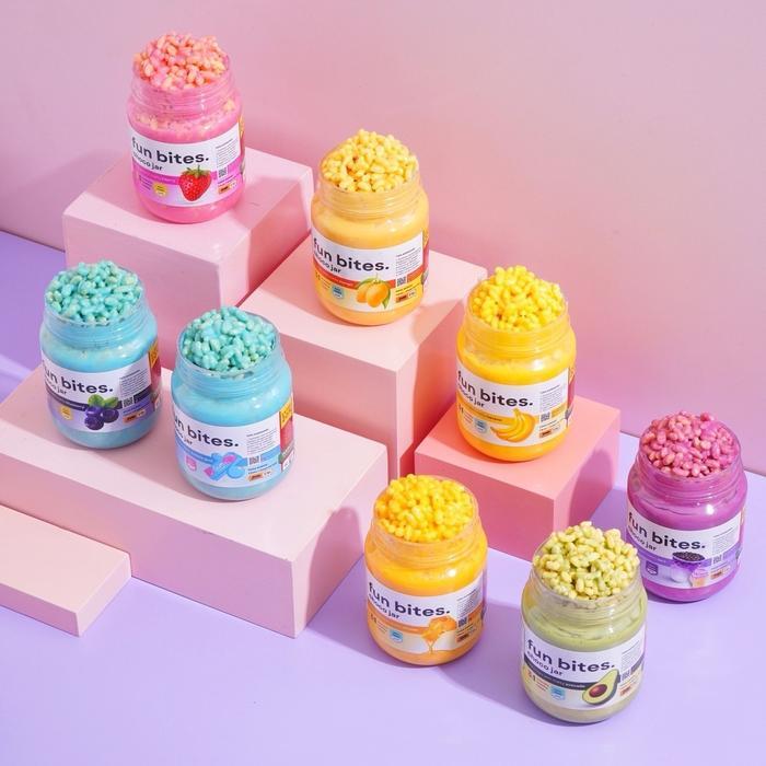 "New" Coklat Lumer Crunchy Choco Jar FUN BITES. by Obio Crunch - Cemilan Rasa Chocolate Rice Crispy