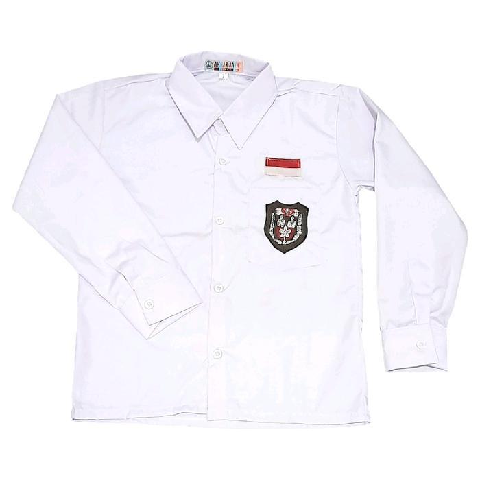 Seragam sekolah SD Baju Atasan Putih SD Lengan Panjang Kelas 1-6 SD Cewek/Cowok