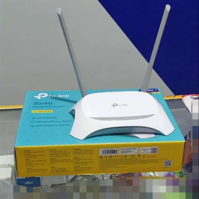 Modem Router Tp Link Tl-Mr3420 3G 4G New Firmware Bisa Umts Hspa Evdo - Ftid627