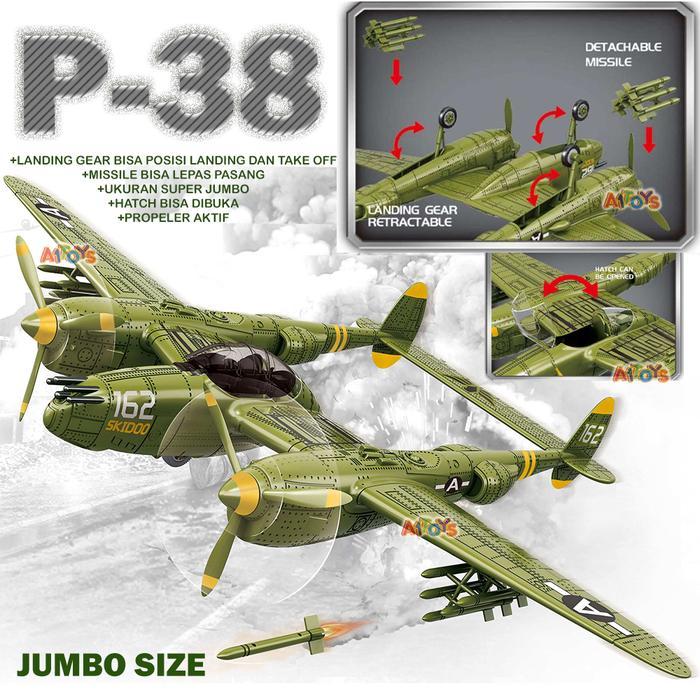 Hot Wheels - Mainan Pesawat Tempur Miniatur Pesawat Tempur Mainan Pesawat Bomber Miniatur Pesawat