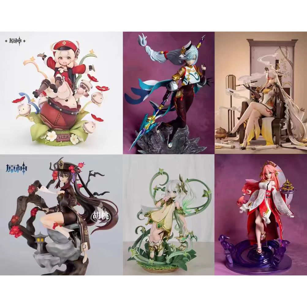 Genshin Impact Mystery Character Figure Blind Box Collectible Game Gift with Iconic Genshin Impact