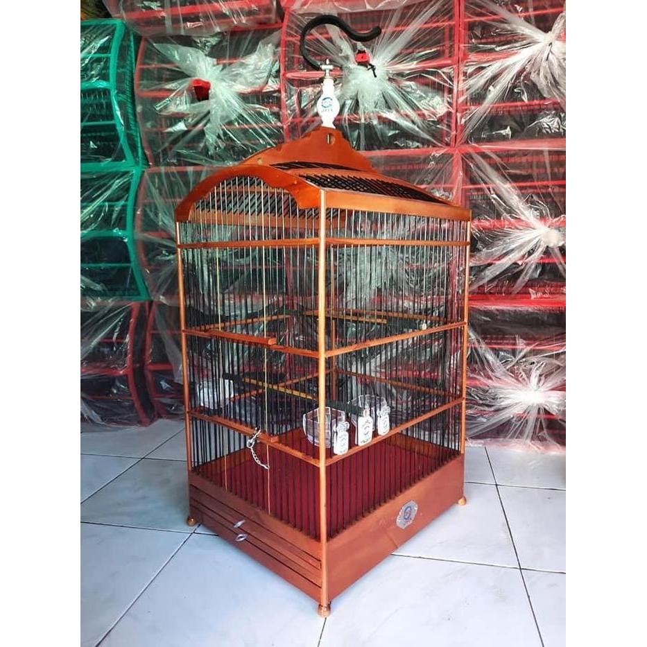 Sangkar Ebod Kotak Coklat No 3 Original Terlaris