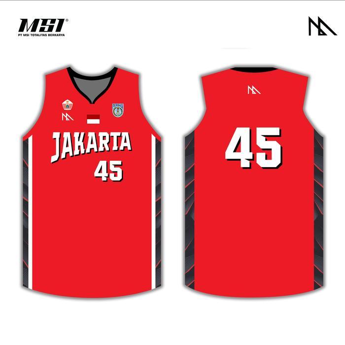 Jersey Basket MSI - PON DKI JAKARTA 2024 RED
