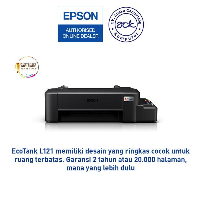 PRINTER EPSON L121 INK TANK ORIGINAL Pengganti L120 + TINTA ORI