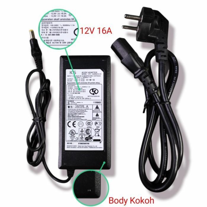 Adaptor 12 Volt 16 Amper Murni Untuk Pompa DC