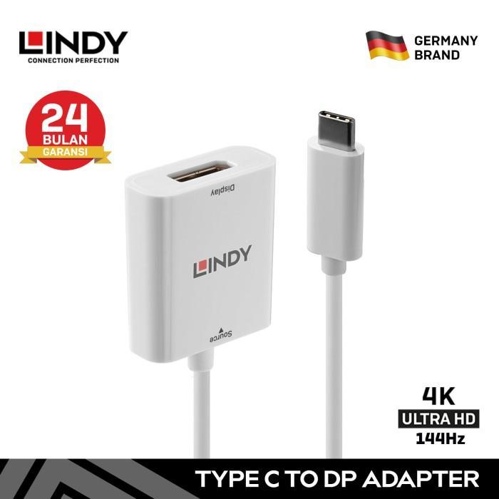 LINDY Adapter USB 3.2 Type C to DisplayPort Converter