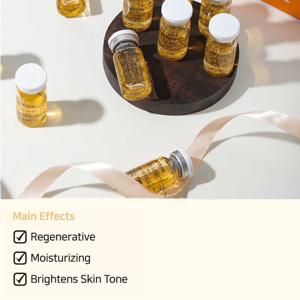 Korea 8ml Salmon DNA Gold Ampoule Skin Booster Serum Kit Stayve BB Cream Glow Brightening Whitening