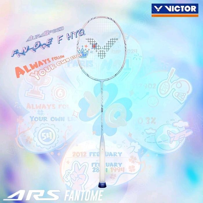 LIMITED EDITION Raket Badminton VICTOR AURASPEED FANTOME HYQ / Raket VICTOR AURASPEED Fanto Me HYQ