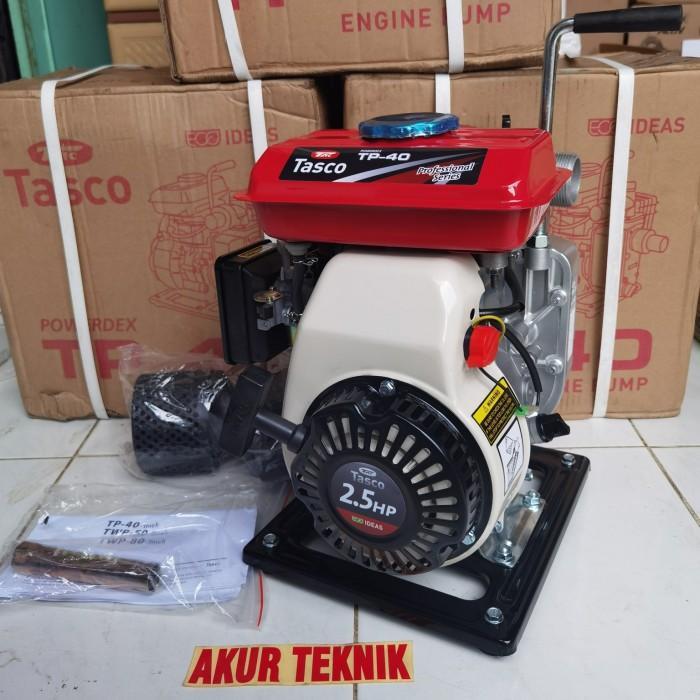 Mesin Pompa Air bensin Alkon mini TASCO TP 40 1.5 & 1 inch