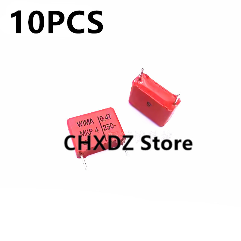 Chxdz 100% New Imported Original WIMA 250v 0.47UF 474 470N MKP4 P=15mm Audio film capacitor