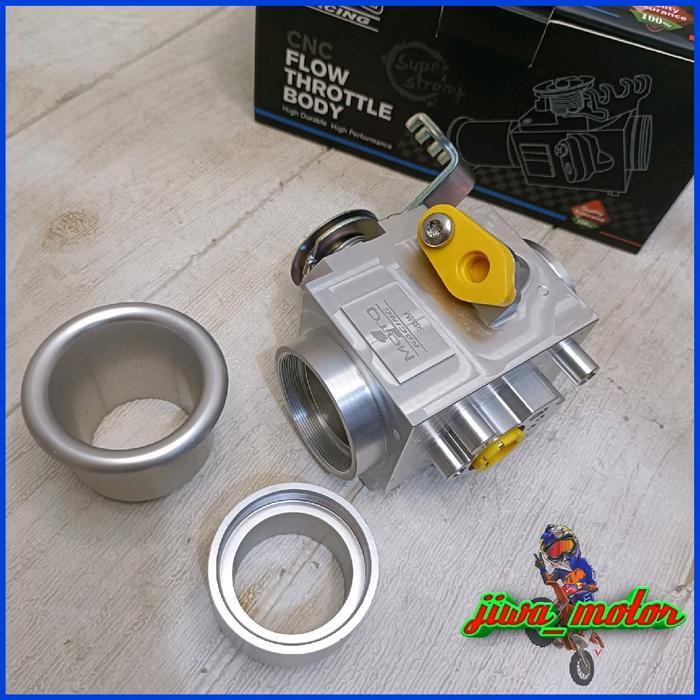 TB throttle body barrel MX king moto 1 racing ukuran 30 32 34 36 38 40 42 44 46