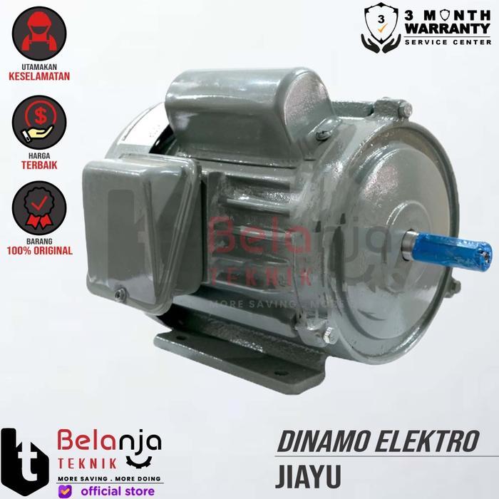 JIAYU Mesin Penggerak Dinamo 1.5 Hp 1 Phase 4 Pole Elektro Motor 1.5Hp
