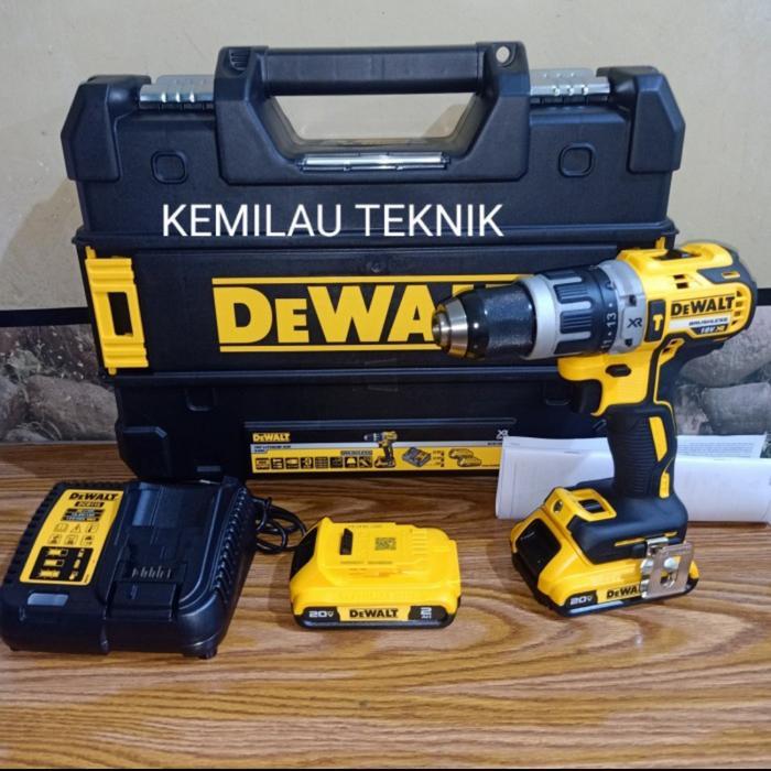 Cordless Hammer Drill 18V XR Dewalt Bor Tembok DCD796