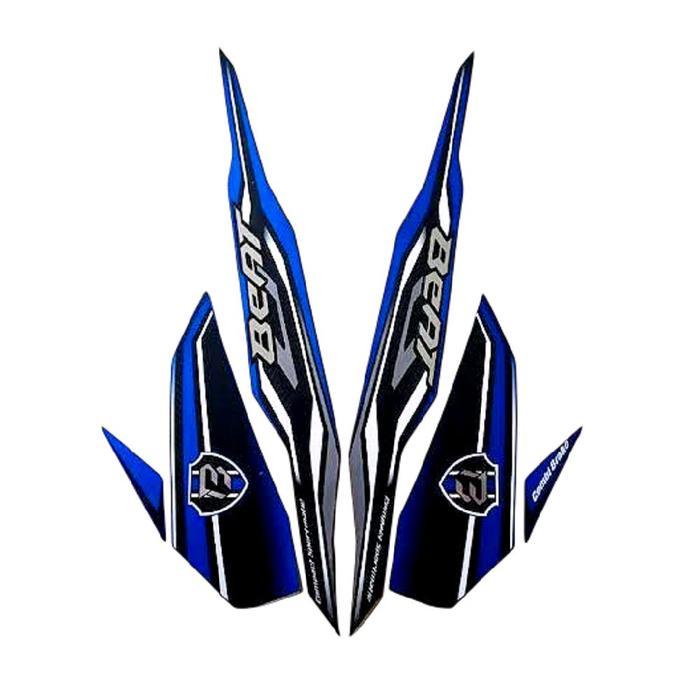 Sticker Striping Lis Les Polet Body Motor Beat Esp Cbs Iss Tahun 2019 Skotlet Motorcycle Terjamin