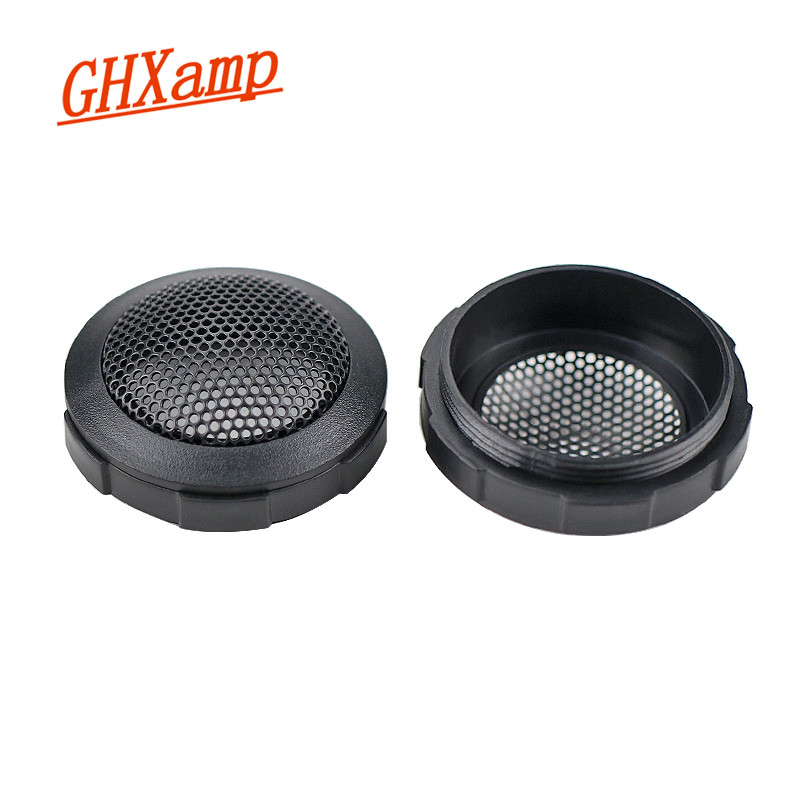 Ghxamp 2PCS 1.5 inch Car Tweeter Speaker Grill Cover Mesh Enclosure Portable Net High-end TREBLE