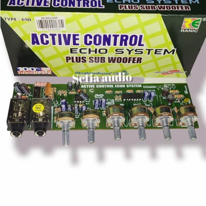 Kit Tone Control Stereo Mic Echo Subwoofer Terlaris