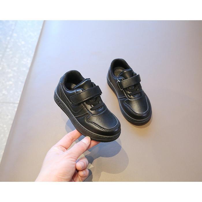 Bata Kids - Sepatu Sekolah Anak Laki Laki/Perempuan Sekolah TK/SD/SMP size 21-38 HITAM POLOS Bisa