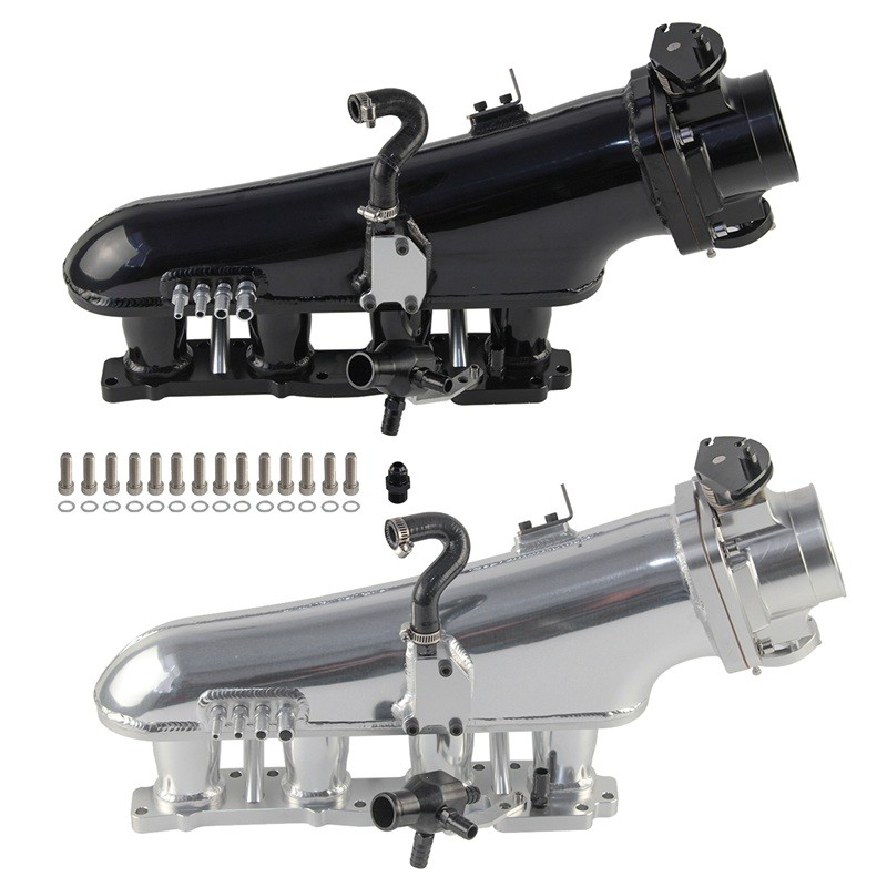 FOR NISSAN SR20DET INTAKE MANIFOLD +FUEL RAIL 80MM +THROTTLE BODY SILVIA CHASSIS S14 95-98/S15 99-02