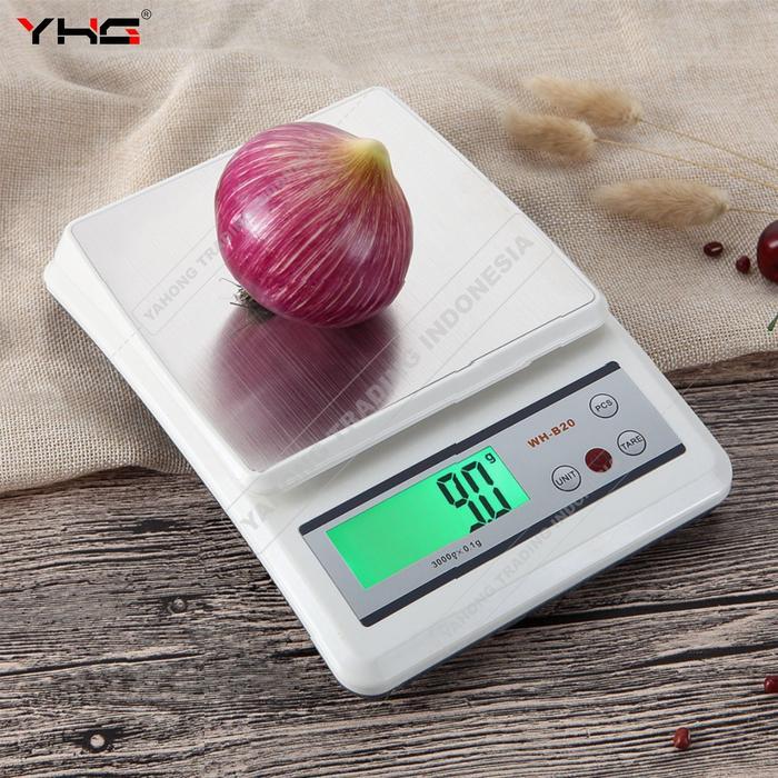 Timbangan Dapur Digital Wh-B20 3Kg Akurasi 0.1G Yhg
