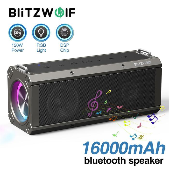 BlitzWolf BW-WA3 Pro Speaker Bluetooth Portabel, Speaker Bluetooth 120