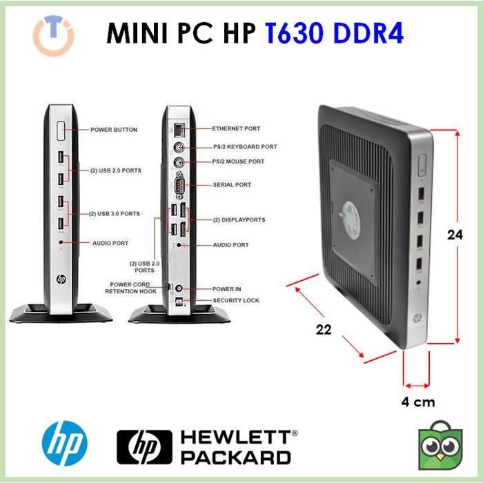 [Like New] Mini PC HP T630 Ram 16GB DDR4 SSD 512GB