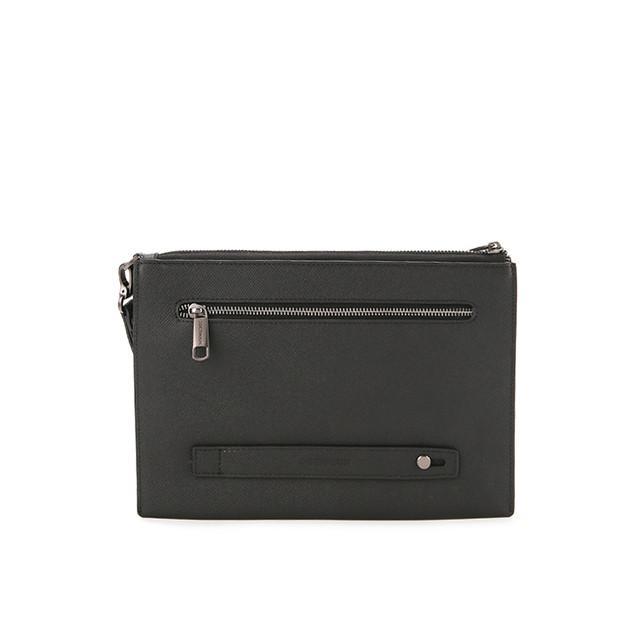 HEMAT Obermain Clutch Pria BASIL CLUTCH (M) - L Black OBC1087BK