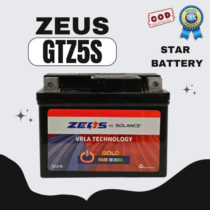 Ready AKI MOTOR ZEUS GTZ5S AKI KERING MF 5AH