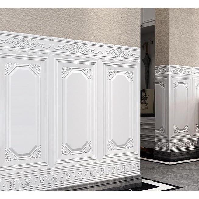 Wallfoam 3D Foam/Brickfoam /Wallpaper Dinding 3D Motif Pintu Polos