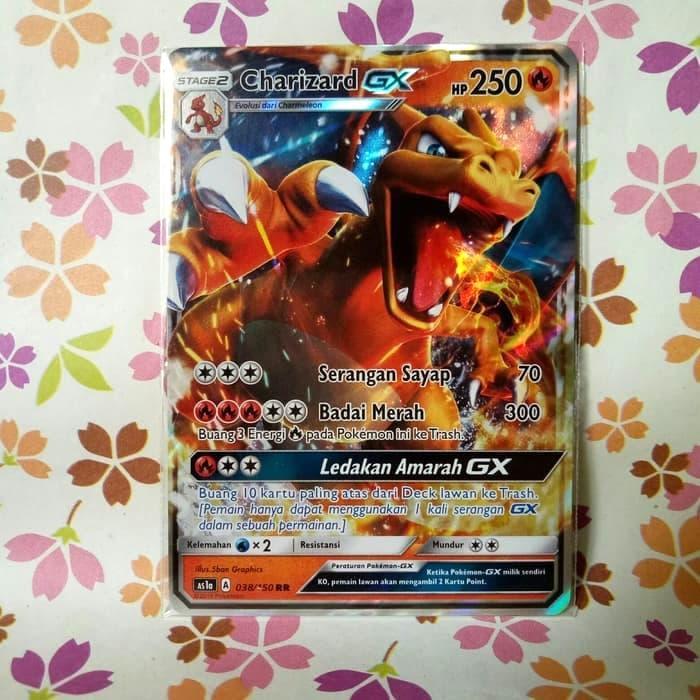 Sale Pokemon Tcg Indonesia Charizard Gx Rr Foil