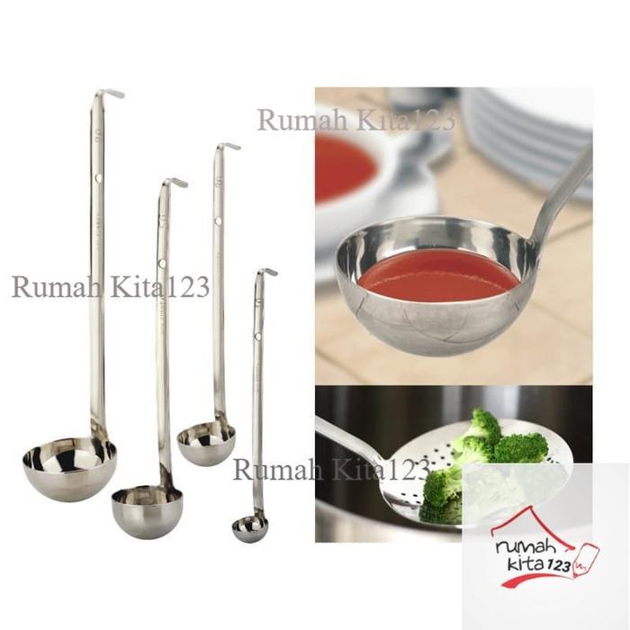 Irus Stainless ukur / Sendok Ukur/ Centong Bakso / irus Bakso Stainless Steel Ladle Soup Anti Karat
