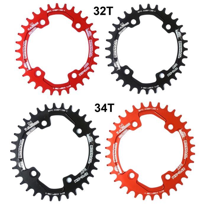 Ready Chainring Oval 32T 34T 36T 38T Bcd 96 Asimetris Shimano Narrow Wide -Gratisongkir
