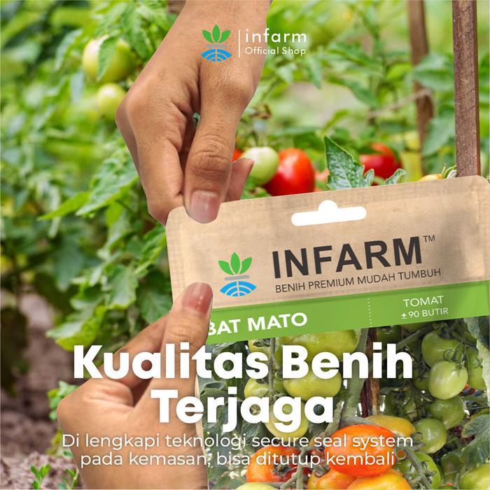 EKSLUSIF INFARM - Benih Tomat Batmato Unggul, Bibit Sayuran Buah Tomat Hibrida Bibit Tomat Super