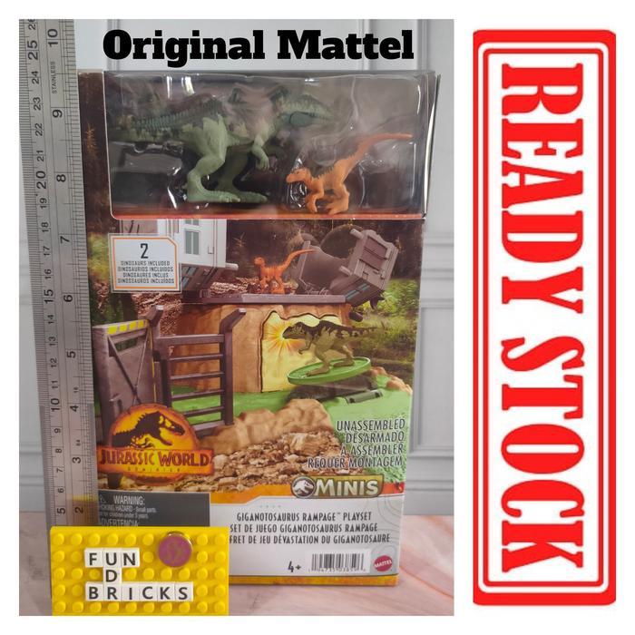 Jurassic World Dominion Giganotosaurus Rampage Playset Mattel