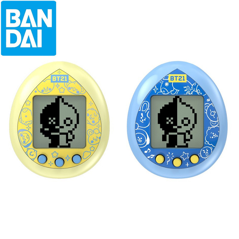 Original Bandai BT21 Tamagotchi Electronic Virtual Pet Machine Interactive Epet Game Console Keychai