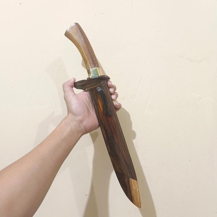 Terlaris Golok Sembelih Baja Skd 11 Setara D2 Kayu Sonokeling *Super Tajam*