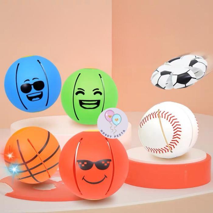 Bola UFO Magic Ball LED / Mainan Anak BOLA UFO LED MINI / Bola Terbang / Mainan Bola LAMPU LED