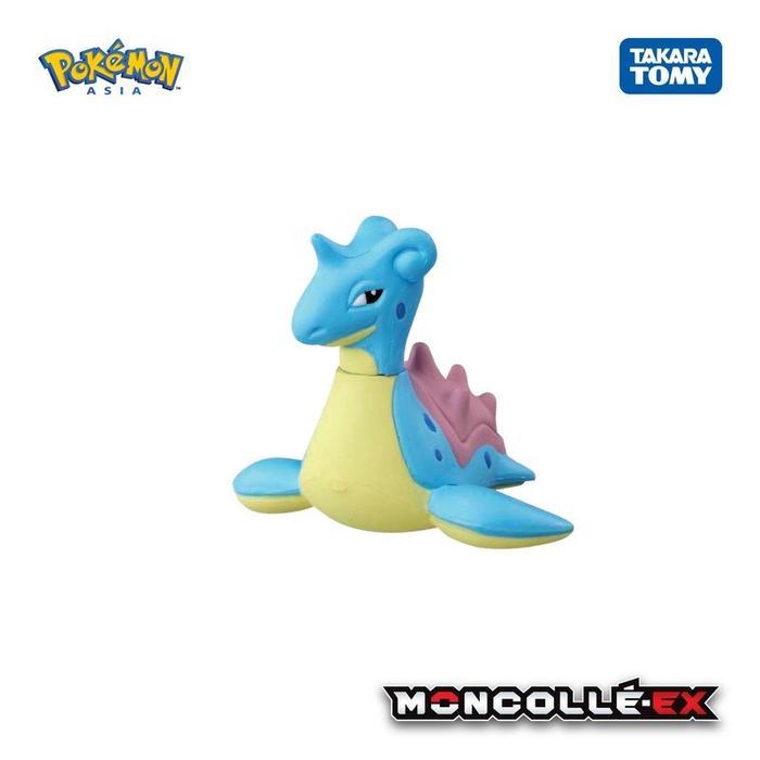 Moncolle EX #65 Lapras (Asia Ver.) Takara Tomy Pokemon Figure Mainan