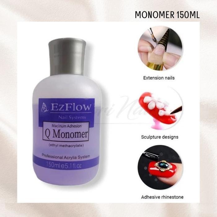 Sale Monomer 150Ml Cairan Acrylic Liquid 3D Nails Campuran Akrilik Powder
