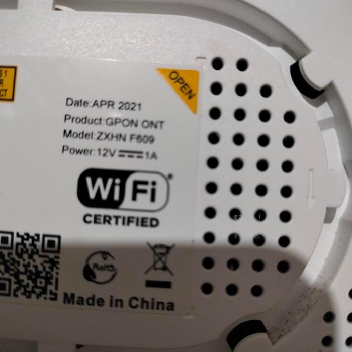 Zte Ont Gpon F609