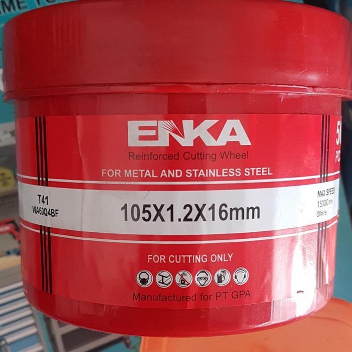 ENKA Mata Gerinda Potong Batu Potong Cutting Wheel 4 Inch 300 pcs